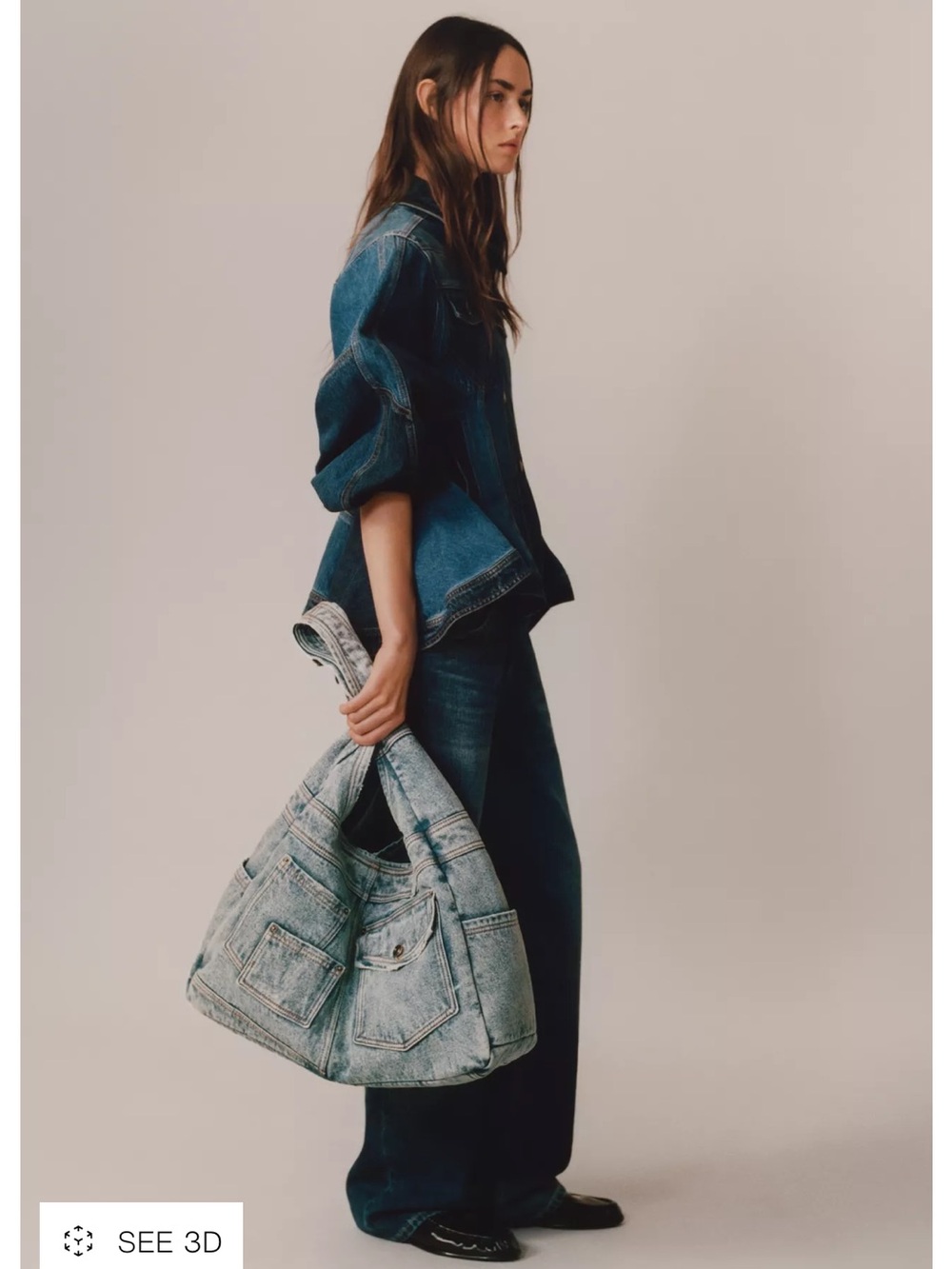 LIMITED EDITION MAXI DENIM BAG